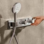 Hansgrohe RainSelect thermostaat voor douche 2 verbruikers chroom 15355000