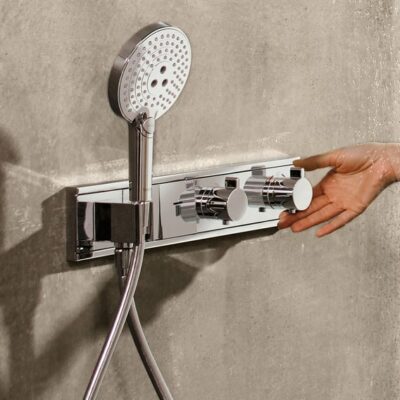 Hansgrohe RainSelect thermostaat voor douche 2 verbruikers chroom 15355000 5