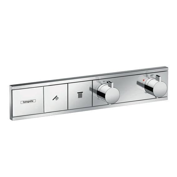 Hansgrohe RainSelect thermostaat voor douche 2 verbruikers chroom 15380000 3 Hansgrohe RainSelect thermostaat voor douche 2 verbruikers chroom 15380000 3