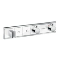 Hansgrohe RainSelect thermostaat voor douche 2 verbruikers chroom wit 15355400