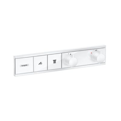 Hansgrohe RainSelect thermostaat voor douche 2 verbruikers mat-wit 15380700 6