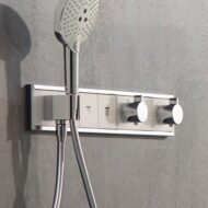 Hansgrohe RainSelect thermostaat voor douche 3 verbruikers chroom wit 15356400