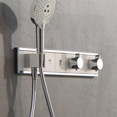 Hansgrohe RainSelect thermostaat voor douche 3 verbruikers chroom wit 15356400 6