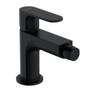 Hansgrohe Rebris S bidetkraan met trekstang-afvoergarnituur mat-zwart 72212670
