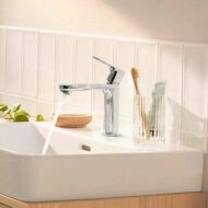 Hansgrohe Rebris S wastafelkraan 110 CoolStart met trekstang-afvoergarnituur chroom 72588000