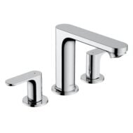 Hansgrohe Rebris S wastafelkraan 110 met EcoSmart met trekstang-afvoergarnituur chroom 72530000 Hansgrohe Rebris S wastafelkraan 110 met EcoSmart met trekstang-afvoergarnituur chroom 72530000