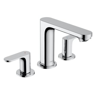 Hansgrohe Rebris S wastafelkraan 110 met EcoSmart met trekstang-afvoergarnituur chroom 72530000 5