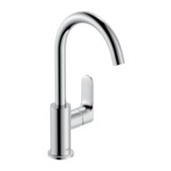 Hansgrohe Rebris S wastafelkraan 210 met EcoSmart met trekstang-afvoergarnituur chroom 72536000 Hansgrohe Rebris S wastafelkraan 210 met EcoSmart met trekstang-afvoergarnituur chroom 72536000
