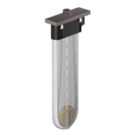 Hansgrohe sBox slang-oprolsysteem vierkant zwart chroom geborsteld 28010340