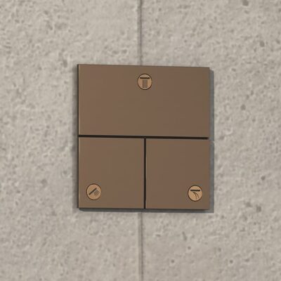 Hansgrohe ShowerSelect Comfort E omsteller 3 verbruikers brons geborsteld 15573140 7