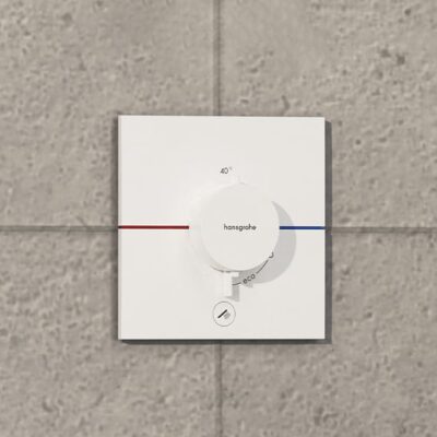 Hansgrohe ShowerSelect Comfort E thermostaat voor bad & douche 2 verbruikers mat-wit 15575700 7