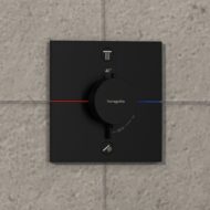 Hansgrohe ShowerSelect Comfort E thermostaat voor bad & douche 2 verbruikers mat-zwart 15578670