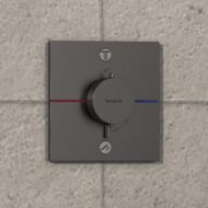 Hansgrohe ShowerSelect Comfort E thermostaat voor bad & douche 2 verbruikers zwart chroom geborsteld 15578340