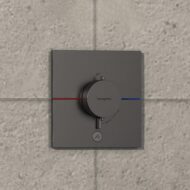 Hansgrohe ShowerSelect Comfort E thermostaat voor bad & douche 2 verbruikers zwart chroom geborsteld 15575340