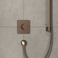 Hansgrohe ShowerSelect Comfort E thermostaat voor douche 1 verbruiker brons geborsteld 15571140