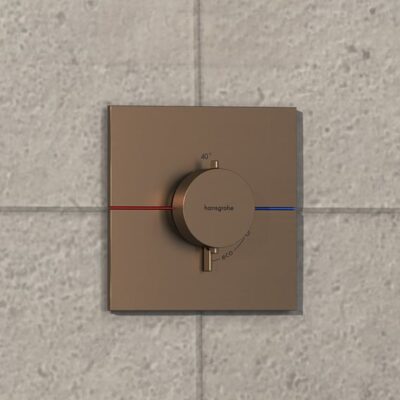 Hansgrohe ShowerSelect Comfort E thermostaat voor douche 1 verbruiker brons geborsteld 15574140 7