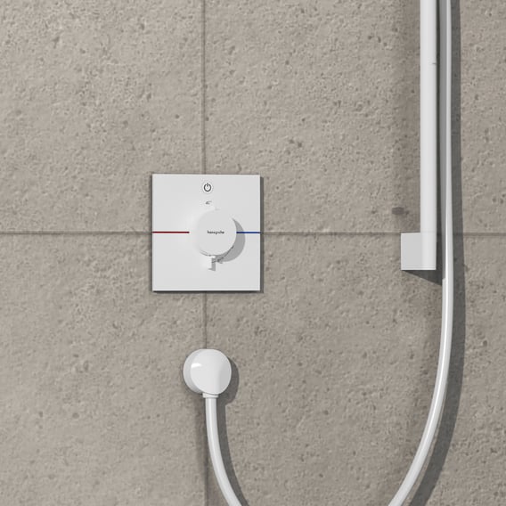 Hansgrohe ShowerSelect Comfort E thermostaat voor douche 1 verbruiker mat-wit 15571700 3 Hansgrohe ShowerSelect Comfort E thermostaat voor douche 1 verbruiker mat-wit 15571700 3
