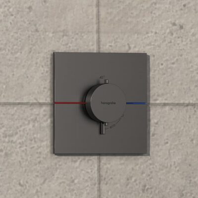 Hansgrohe ShowerSelect Comfort E thermostaat voor douche 1 verbruiker zwart chroom geborsteld 15574340 7