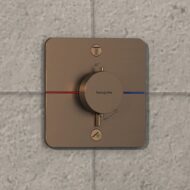 Hansgrohe ShowerSelect Comfort Q thermostaat voor bad & douche 2 verbruikers brons geborsteld 15586140