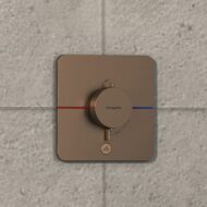 Hansgrohe ShowerSelect Comfort Q thermostaat voor bad & douche 2 verbruikers brons geborsteld 15589140