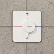 Hansgrohe ShowerSelect Comfort Q thermostaat voor bad & douche 2 verbruikers mat-wit 15586700 Hansgrohe ShowerSelect Comfort Q thermostaat voor bad & douche 2 verbruikers mat-wit 15586700