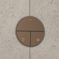 Hansgrohe ShowerSelect Comfort S omsteller 3 verbruikers brons geborsteld 15558140 Hansgrohe ShowerSelect Comfort S omsteller 3 verbruikers brons geborsteld 15558140