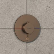 Hansgrohe ShowerSelect Comfort S thermostaat voor bad & douche 2 verbruikers brons geborsteld 15562140