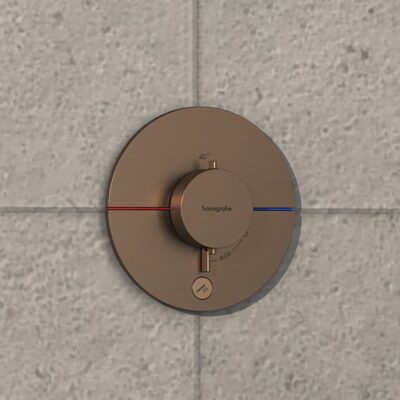 Hansgrohe ShowerSelect Comfort S thermostaat voor bad & douche 2 verbruikers brons geborsteld 15562140 7