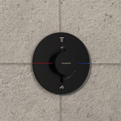 Hansgrohe ShowerSelect Comfort S thermostaat voor bad & douche 2 verbruikers mat-zwart 15556670 8