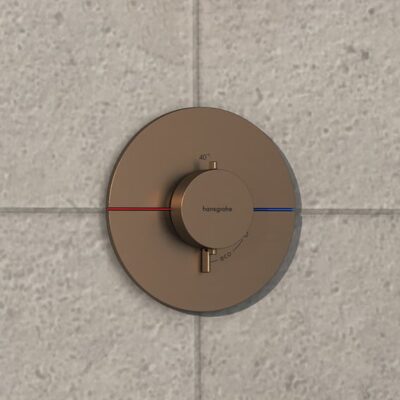 Hansgrohe ShowerSelect Comfort S thermostaat voor bad & douche brons geborsteld 15559140 7