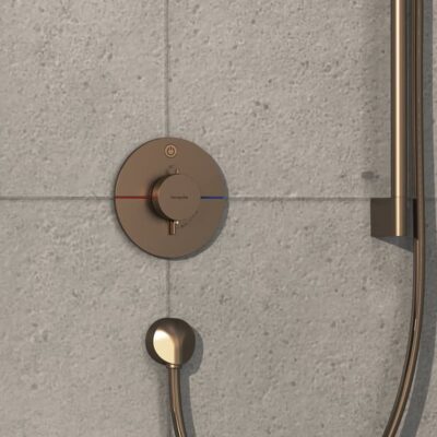 Hansgrohe ShowerSelect Comfort S thermostaat voor douche 1 verbruiker brons geborsteld 15553140 6