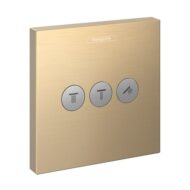Hansgrohe ShowerSelect omsteller 3 verbruikers brons geborsteld 15764140 Hansgrohe ShowerSelect omsteller 3 verbruikers brons geborsteld 15764140