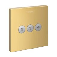 Hansgrohe ShowerSelect omsteller 3 verbruikers goud 15764990 Hansgrohe ShowerSelect omsteller 3 verbruikers goud 15764990