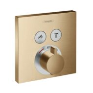 Hansgrohe ShowerSelect thermostaat voor bad & douche 2 verbruikers brons geborsteld 15763140