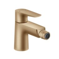 Hansgrohe Talis E bidetkraan met trekstang-afvoergarnituur brons geborsteld 71720140
