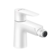 Hansgrohe Talis E bidetkraan met trekstang-afvoergarnituur mat-wit 71720700
