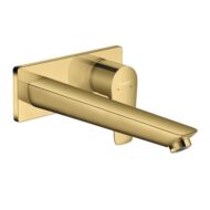 Hansgrohe Talis E eengreeps inbouw wastafelmengkraan met EcoSmart met altijd open afvoer goud 71734990 Hansgrohe Talis E eengreeps inbouw wastafelmengkraan met EcoSmart met altijd open afvoer goud 71734990
