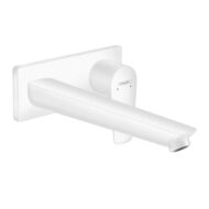 Hansgrohe Talis E eengreeps inbouw wastafelmengkraan met EcoSmart met altijd open afvoer mat-wit 71734700 Hansgrohe Talis E eengreeps inbouw wastafelmengkraan met EcoSmart met altijd open afvoer mat-wit 71734700