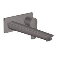 Hansgrohe Talis E eengreeps inbouw wastafelmengkraan met EcoSmart met altijd open afvoer zwart chroom geborsteld 71734340 Hansgrohe Talis E eengreeps inbouw wastafelmengkraan met EcoSmart met altijd open afvoer zwart chroom geborsteld 71734340