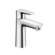 Hansgrohe Talis E wastafelkraan 110 CoolStart met EcoSmart met trekstang-afvoergarnituur chroom 71713000 Hansgrohe Talis E wastafelkraan 110 CoolStart met EcoSmart met trekstang-afvoergarnituur chroom 71713000