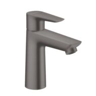 Hansgrohe Talis E wastafelkraan 110 met EcoSmart met trekstang-afvoergarnituur zwart chroom geborsteld 71710340