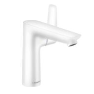 Hansgrohe Talis E wastafelkraan 150 met EcoSmart met trekstang-afvoergarnituur mat-wit 71754700