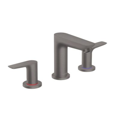 Hansgrohe Talis E wastafelkraan 150 met EcoSmart met trekstang-afvoergarnituur zwart chroom geborsteld 71733340 4 Hansgrohe Talis E wastafelkraan 150 met EcoSmart met trekstang-afvoergarnituur zwart chroom geborsteld 71733340 4