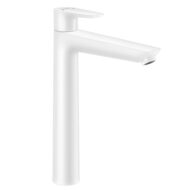 Hansgrohe Talis E wastafelkraan 240 met verhoogde kraanlichaam met EcoSmart mat-wit 71717700 Hansgrohe Talis E wastafelkraan 240 met verhoogde kraanlichaam met EcoSmart mat-wit 71717700