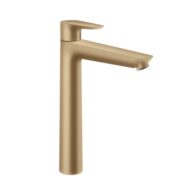Hansgrohe Talis E wastafelkraan 240 met verhoogde kraanlichaam met EcoSmart met trekstang-afvoergarnituur brons geborsteld 71716140 Hansgrohe Talis E wastafelkraan 240 met verhoogde kraanlichaam met EcoSmart met trekstang-afvoergarnituur brons geborsteld 71716140