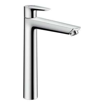 Hansgrohe Talis E wastafelkraan 240 met verhoogde kraanlichaam met EcoSmart met trekstang-afvoergarnituur chroom 71716000 4 Hansgrohe Talis E wastafelkraan 240 met verhoogde kraanlichaam met EcoSmart met trekstang-afvoergarnituur chroom 71716000 4