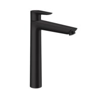 Hansgrohe Talis E wastafelkraan 240 met verhoogde kraanlichaam met EcoSmart met trekstang-afvoergarnituur mat-zwart 71716670 Hansgrohe Talis E wastafelkraan 240 met verhoogde kraanlichaam met EcoSmart met trekstang-afvoergarnituur mat-zwart 71716670