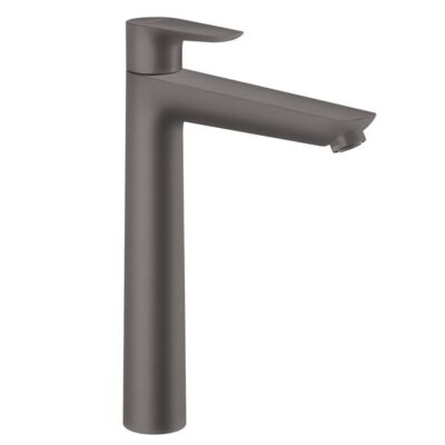 Hansgrohe Talis E wastafelkraan 240 met verhoogde kraanlichaam met EcoSmart zwart chroom geborsteld 71717340 4 Hansgrohe Talis E wastafelkraan 240 met verhoogde kraanlichaam met EcoSmart zwart chroom geborsteld 71717340 4