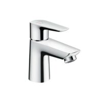 Hansgrohe Talis E wastafelkraan 80 CoolStart met EcoSmart met trekstang-afvoergarnituur chroom 71703000