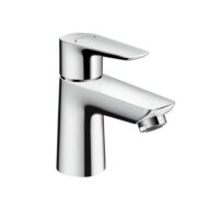 Hansgrohe Talis E wastafelkraan 80 met EcoSmart met afsluitbare afvoerplug push open chroom 71701000 Hansgrohe Talis E wastafelkraan 80 met EcoSmart met afsluitbare afvoerplug push open chroom 71701000